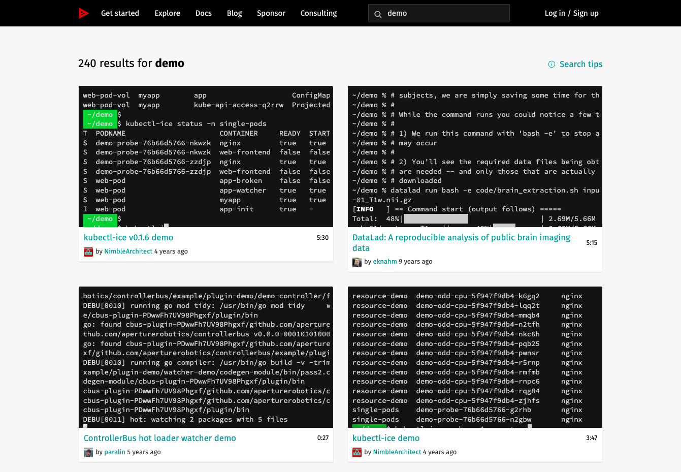 asciinema Server