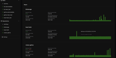 Backrest screenshot thumbnail