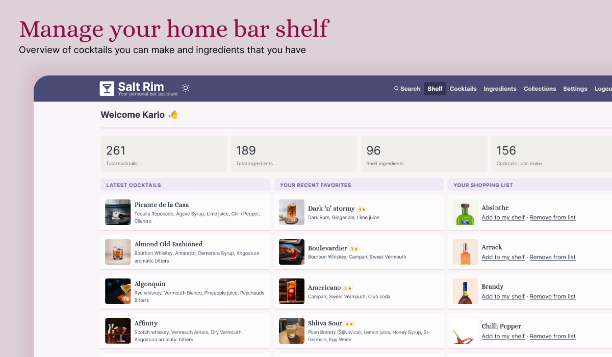 Bar Assistant