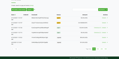 BTCPay Server screenshot thumbnail