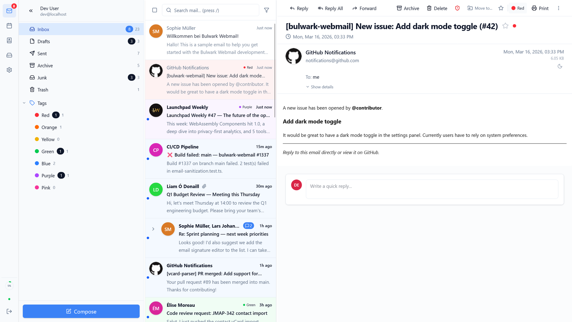 Bulwark Webmail