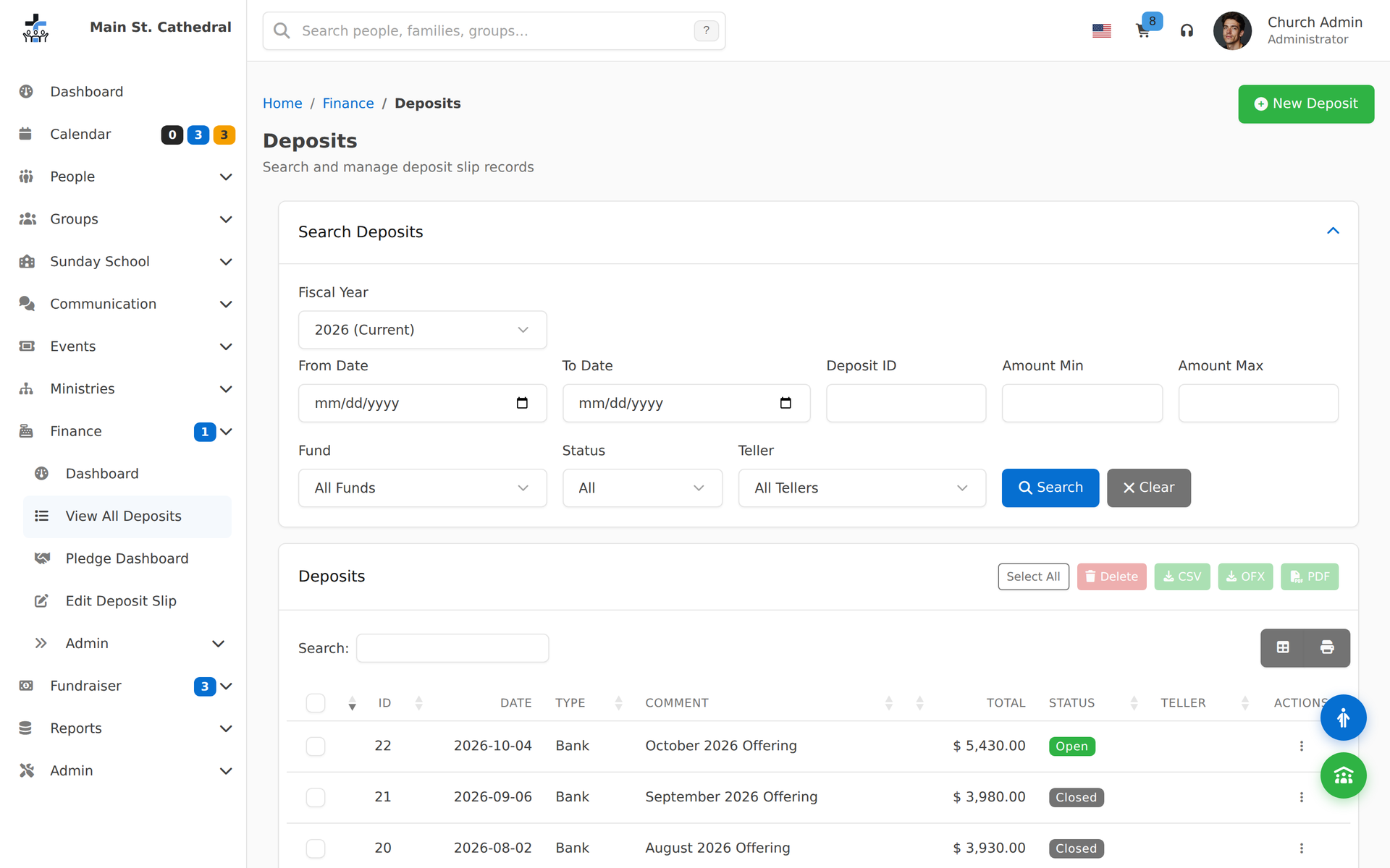 ChurchCRM