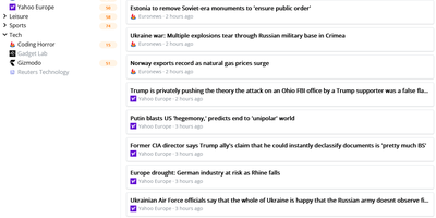 CommaFeed screenshot thumbnail