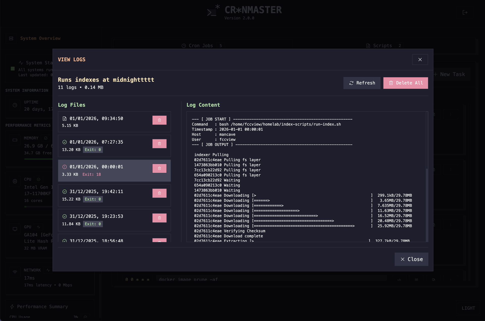 Cronmaster