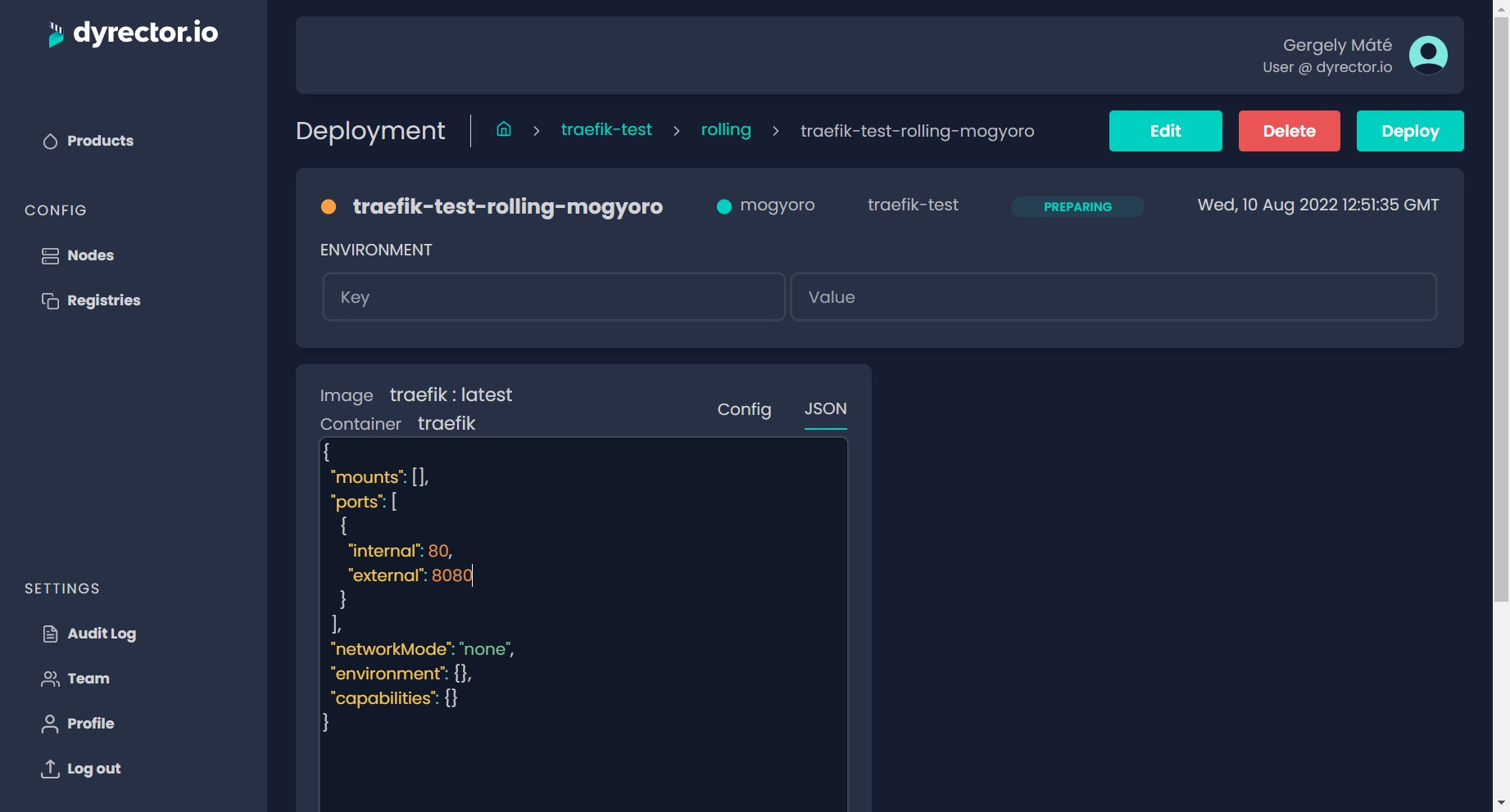 dyrector.io