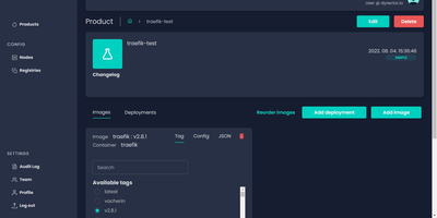 dyrector.io screenshot thumbnail