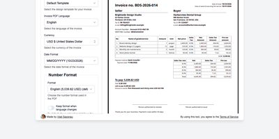 Easy Invoice PDF screenshot thumbnail