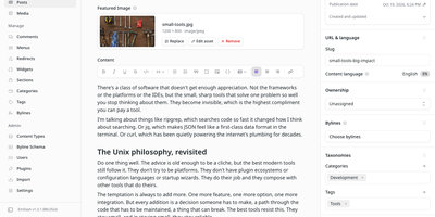 EmDash screenshot thumbnail