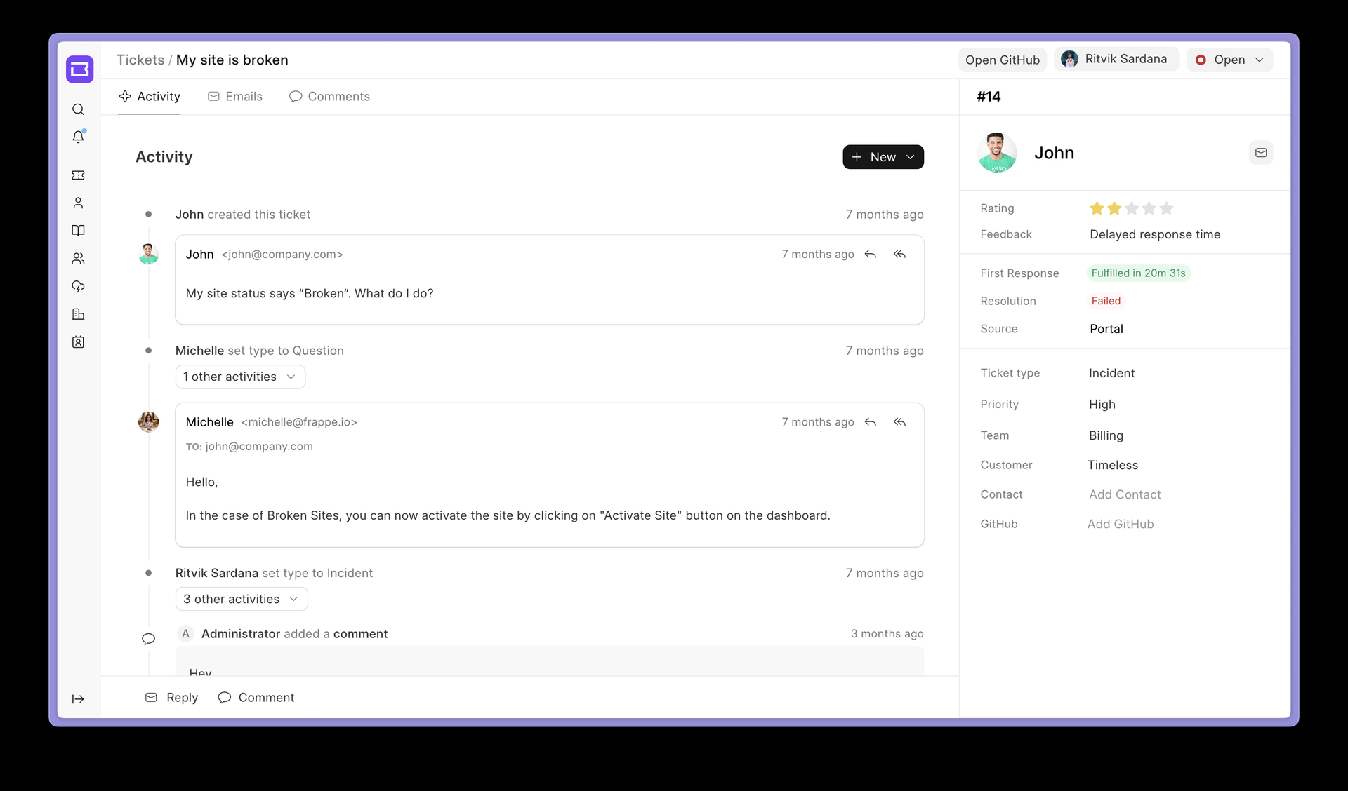 Frappe Helpdesk