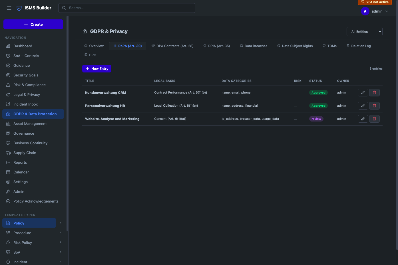 ISMS Builder