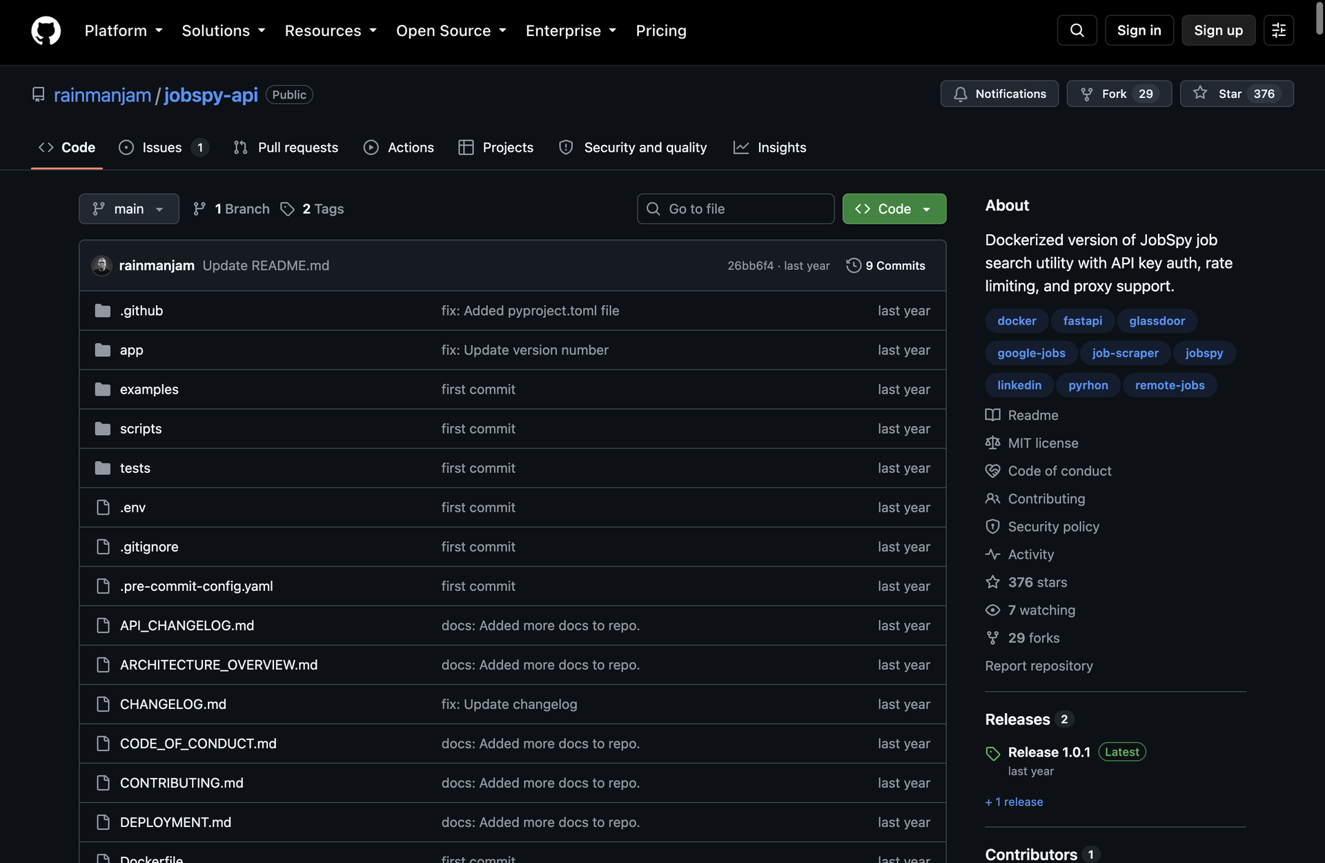 JobSpy API