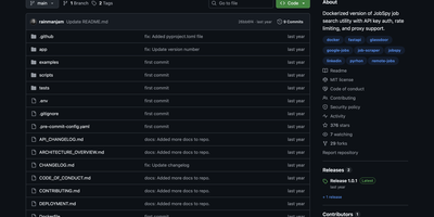 JobSpy API screenshot thumbnail