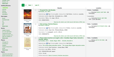 Koha screenshot thumbnail