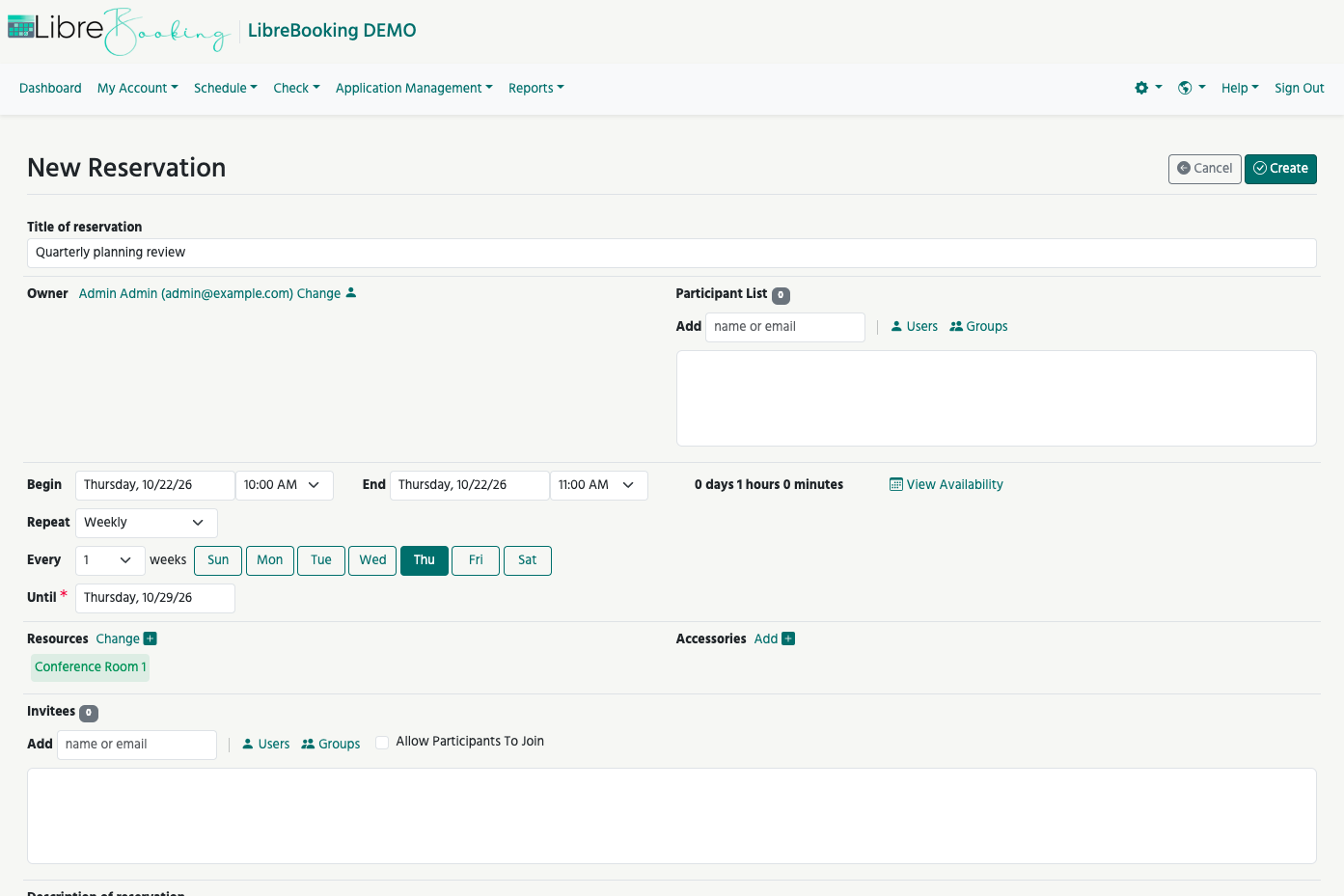 LibreBooking