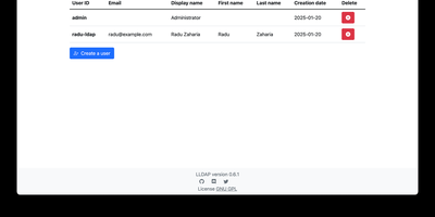 LLDAP screenshot thumbnail