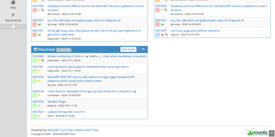 MantisBT screenshot thumbnail