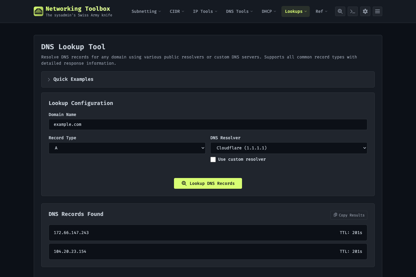 Networking Toolbox