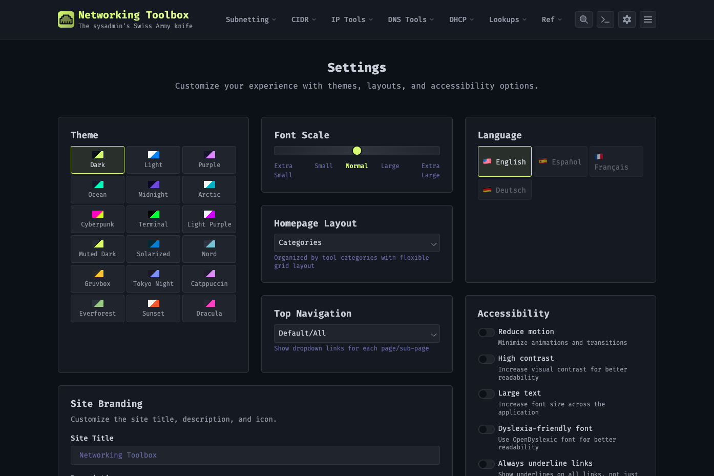 Networking Toolbox