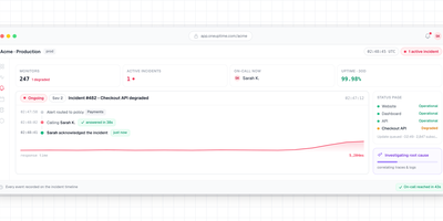 OneUptime screenshot thumbnail