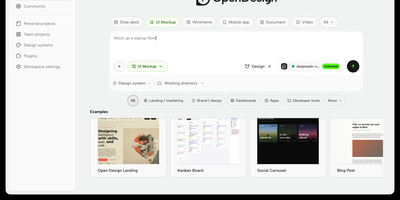 Open Design screenshot thumbnail