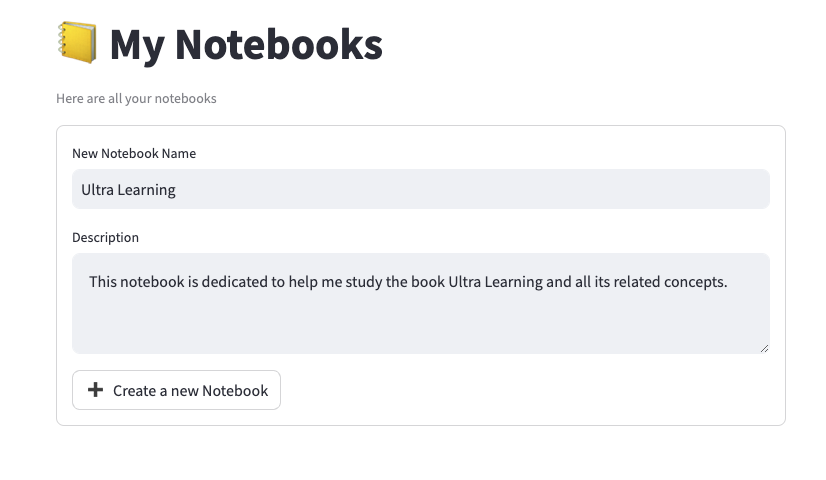 Open Notebook