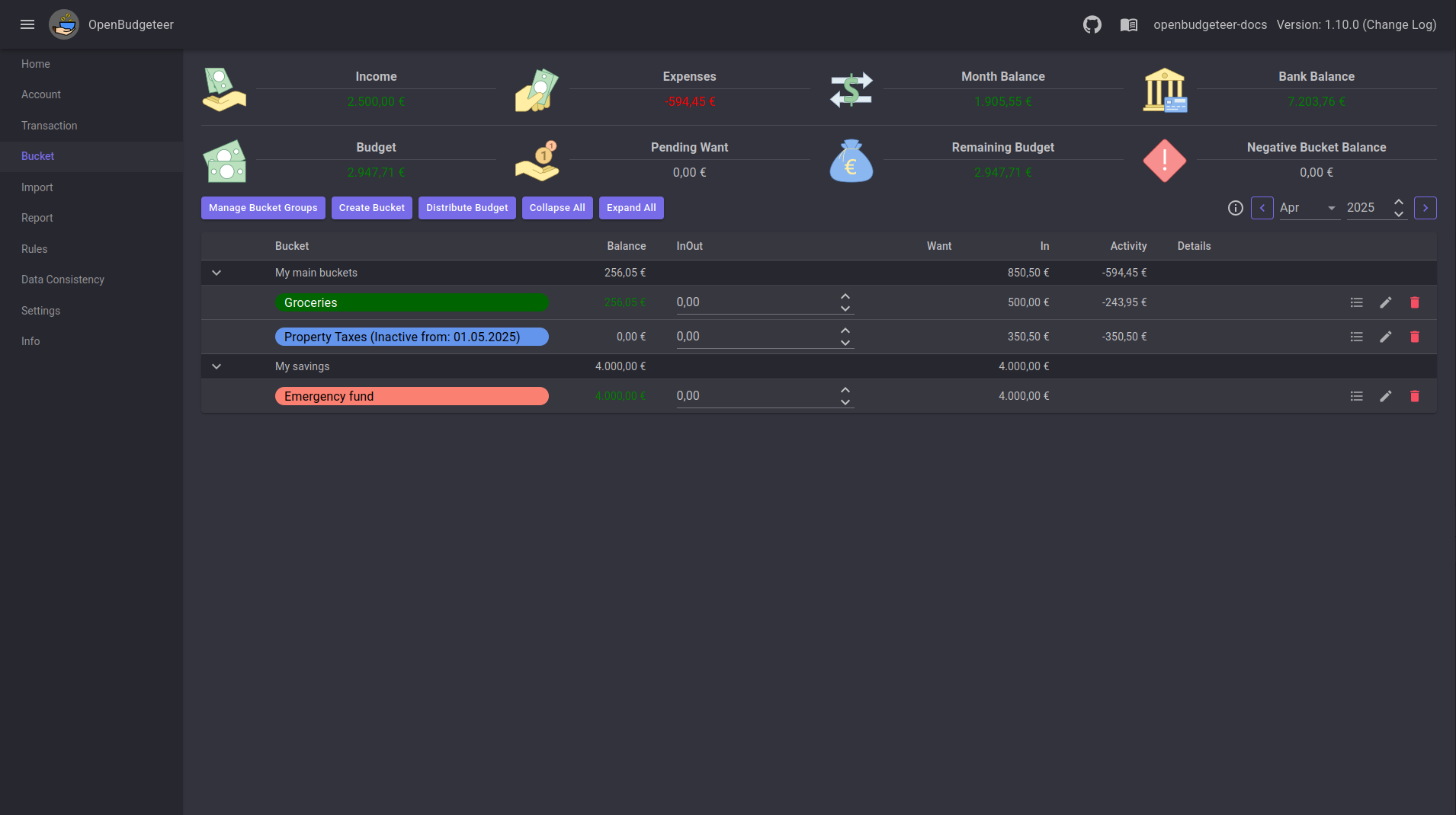 OpenBudgeteer