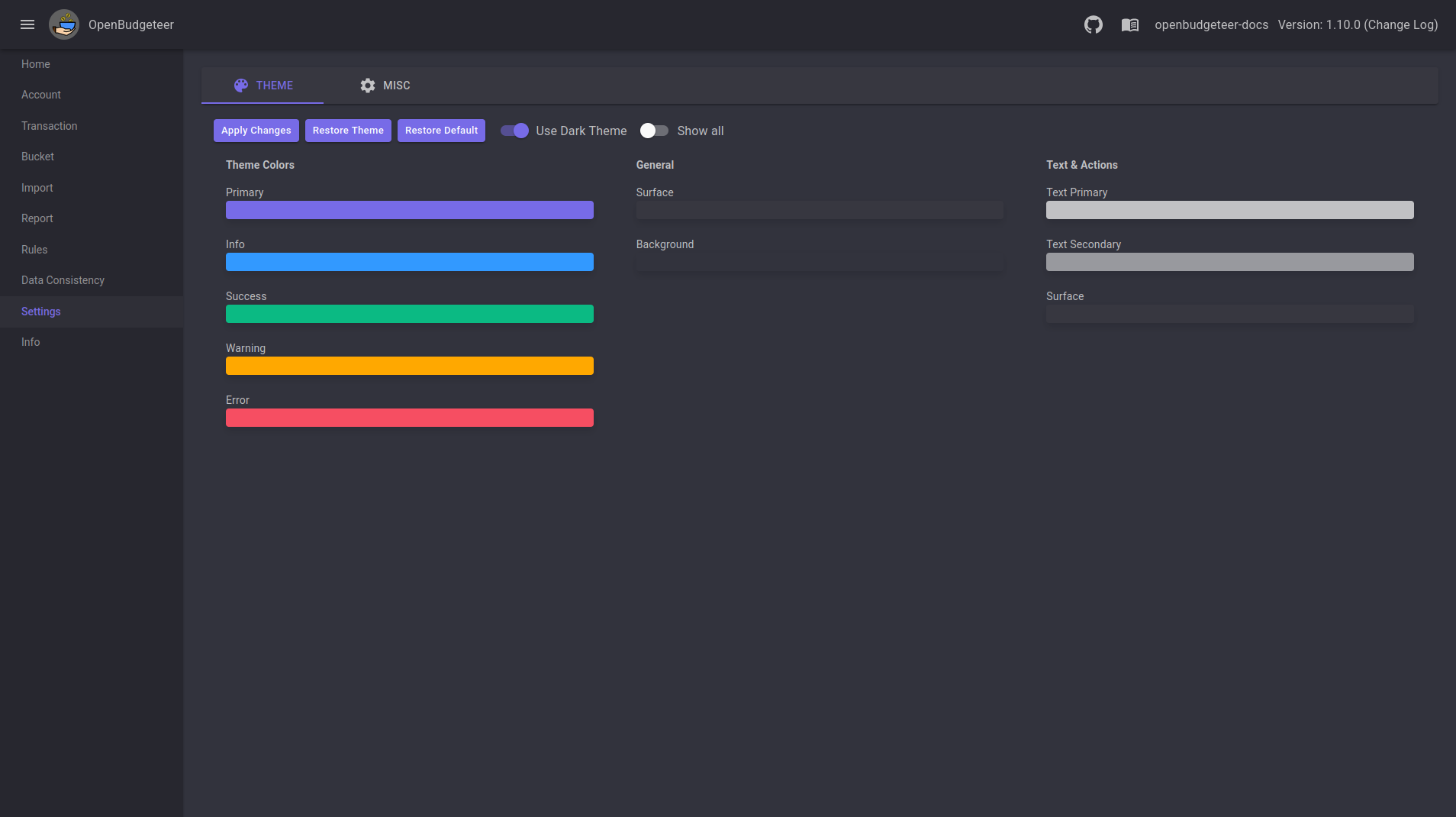 OpenBudgeteer