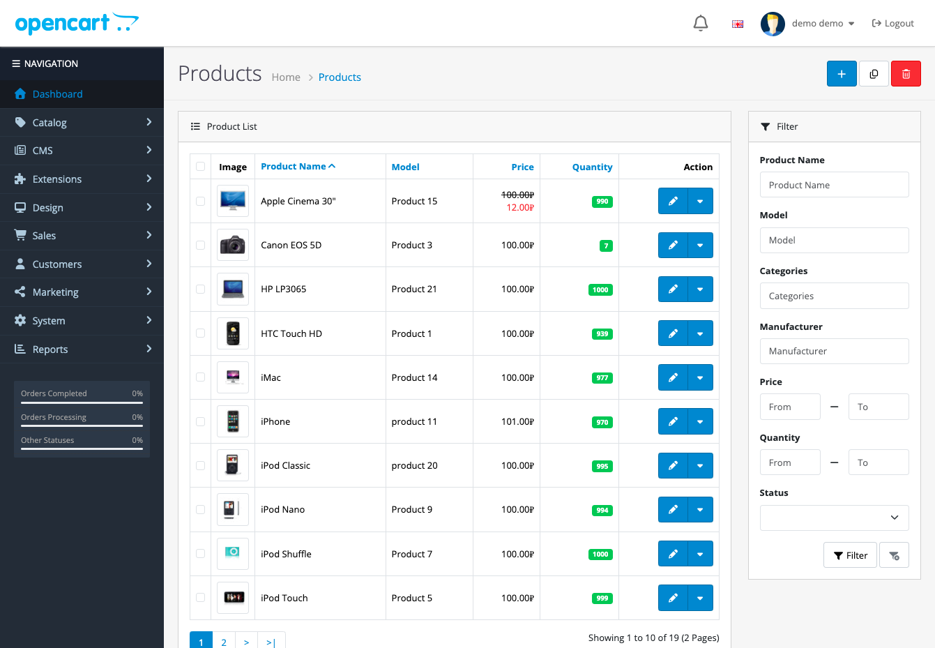 OpenCart