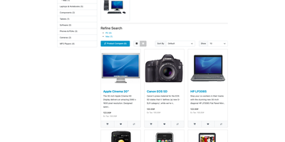 OpenCart screenshot thumbnail