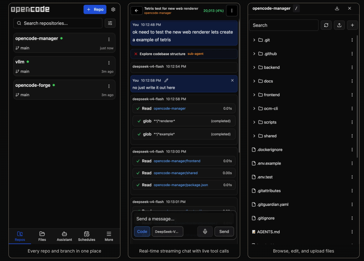 OpenCode Manager