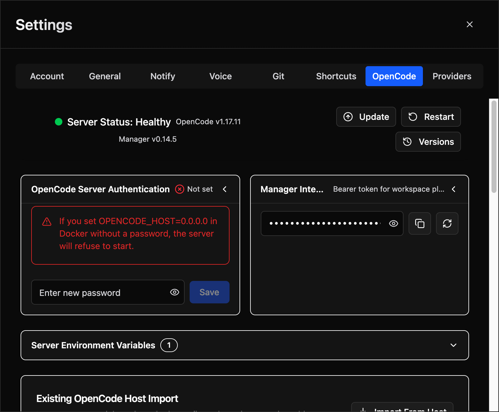 OpenCode Manager