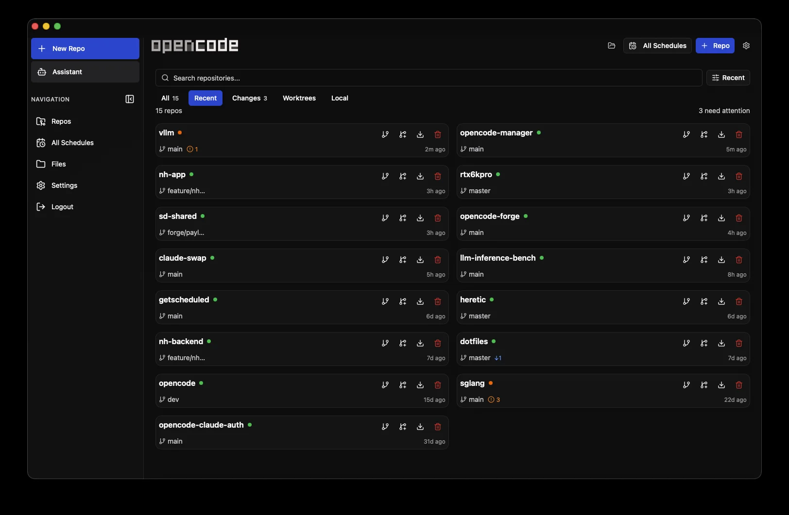 OpenCode Manager
