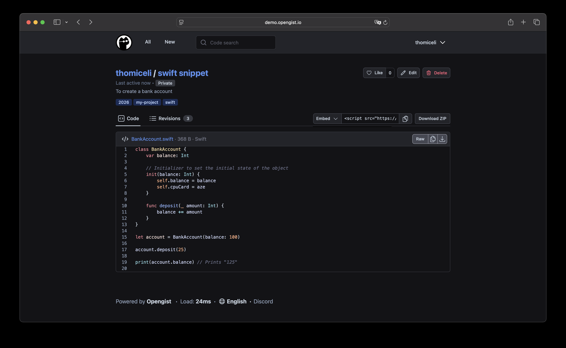 Opengist