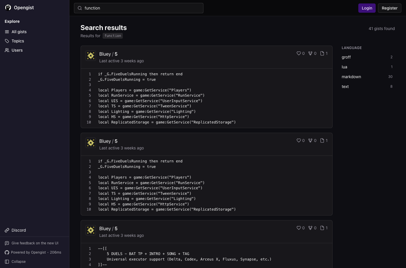Opengist