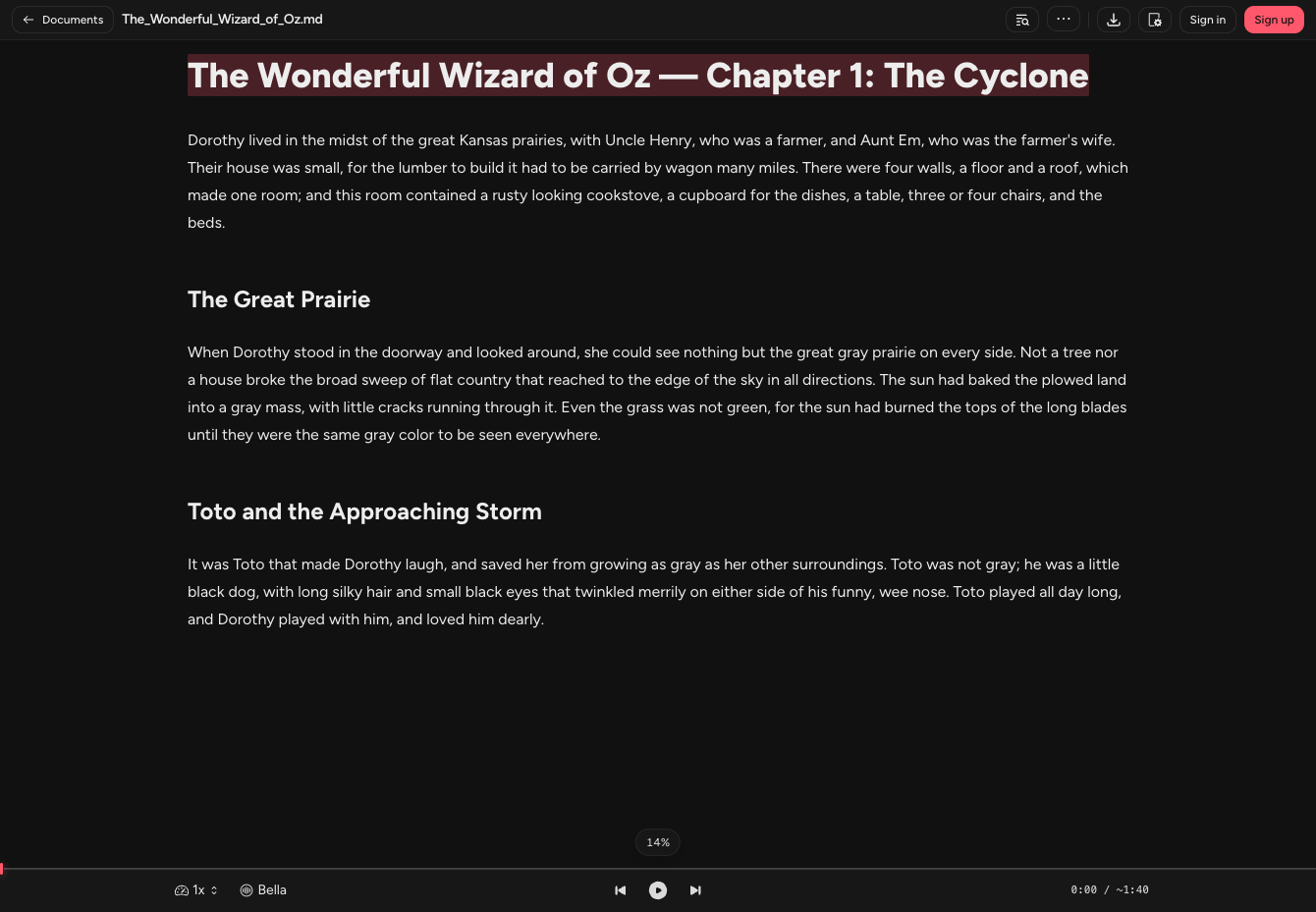 OpenReader