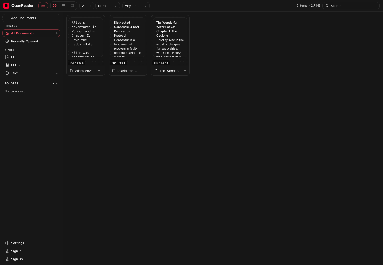 OpenReader