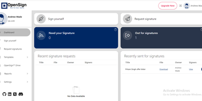 OpenSign screenshot thumbnail