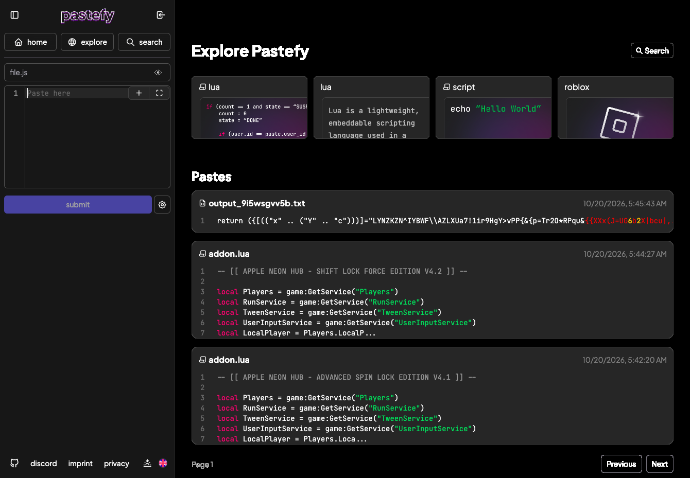 Pastefy
