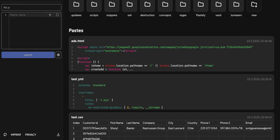 Pastefy screenshot thumbnail