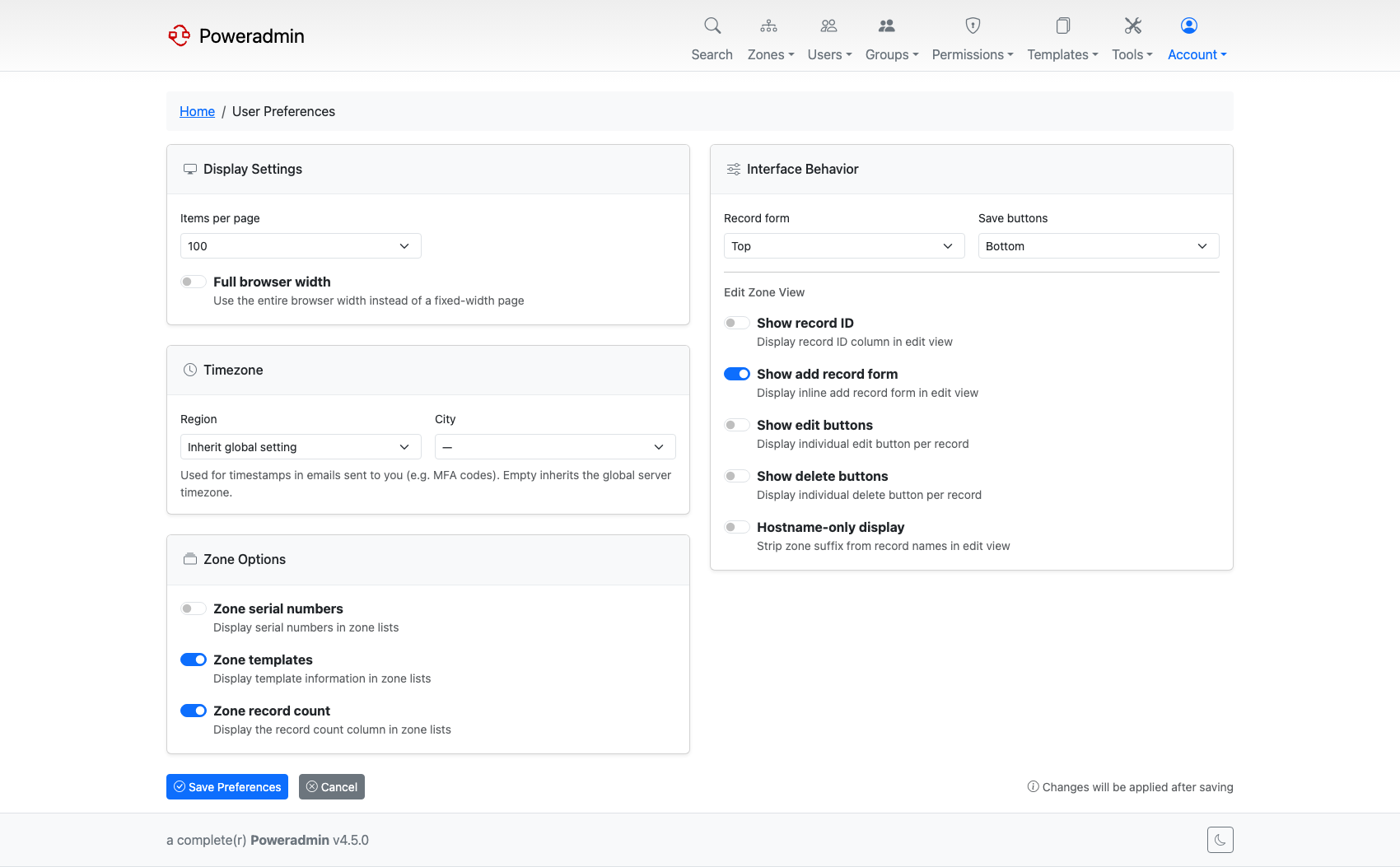 Poweradmin