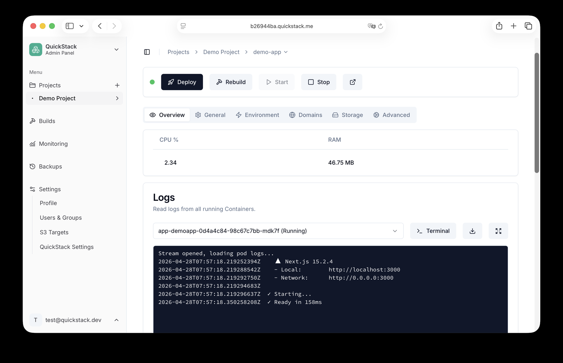 QuickStack
