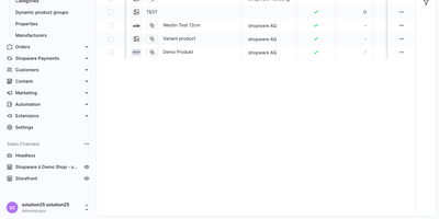 Shopware screenshot thumbnail