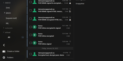 SnappyMail screenshot thumbnail