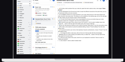 Standard Notes screenshot thumbnail