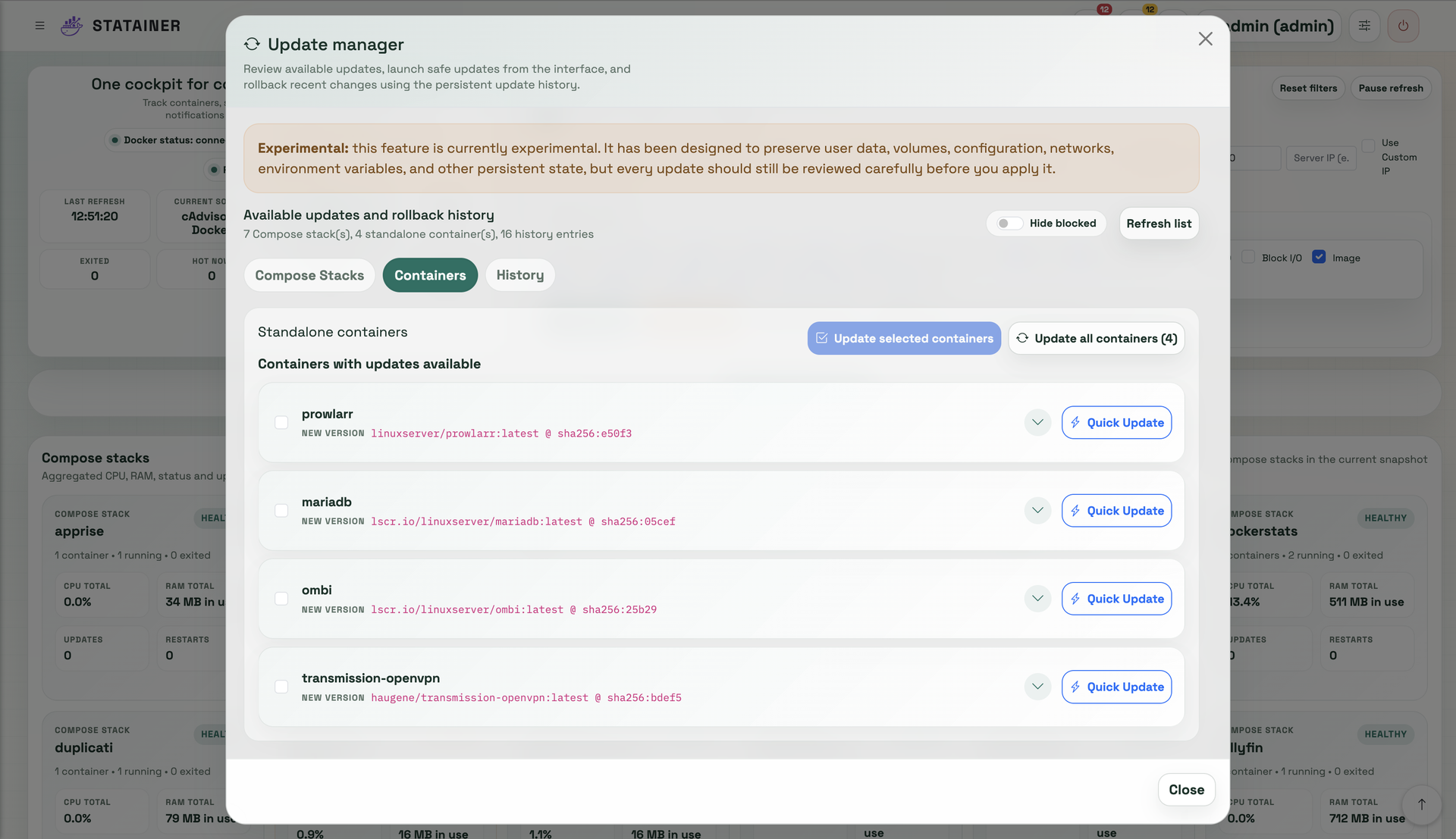 Statainer