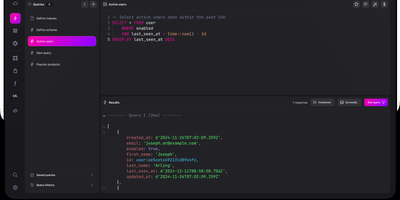 SurrealDB screenshot thumbnail
