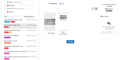 Teedy screenshot thumbnail