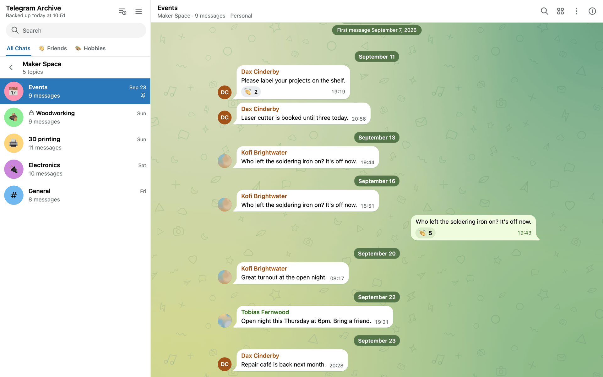 Telegram Archive