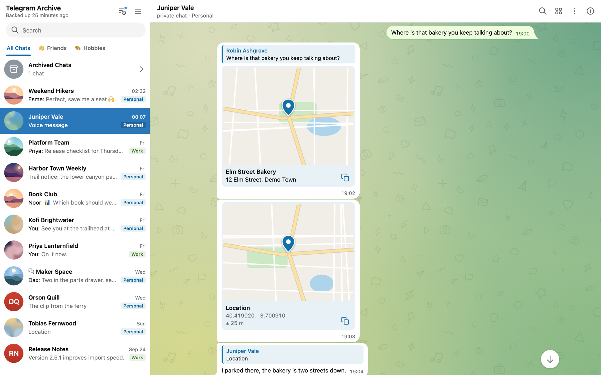 Telegram Archive