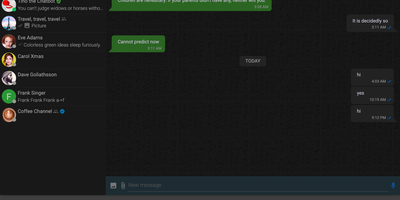 Tinode screenshot thumbnail